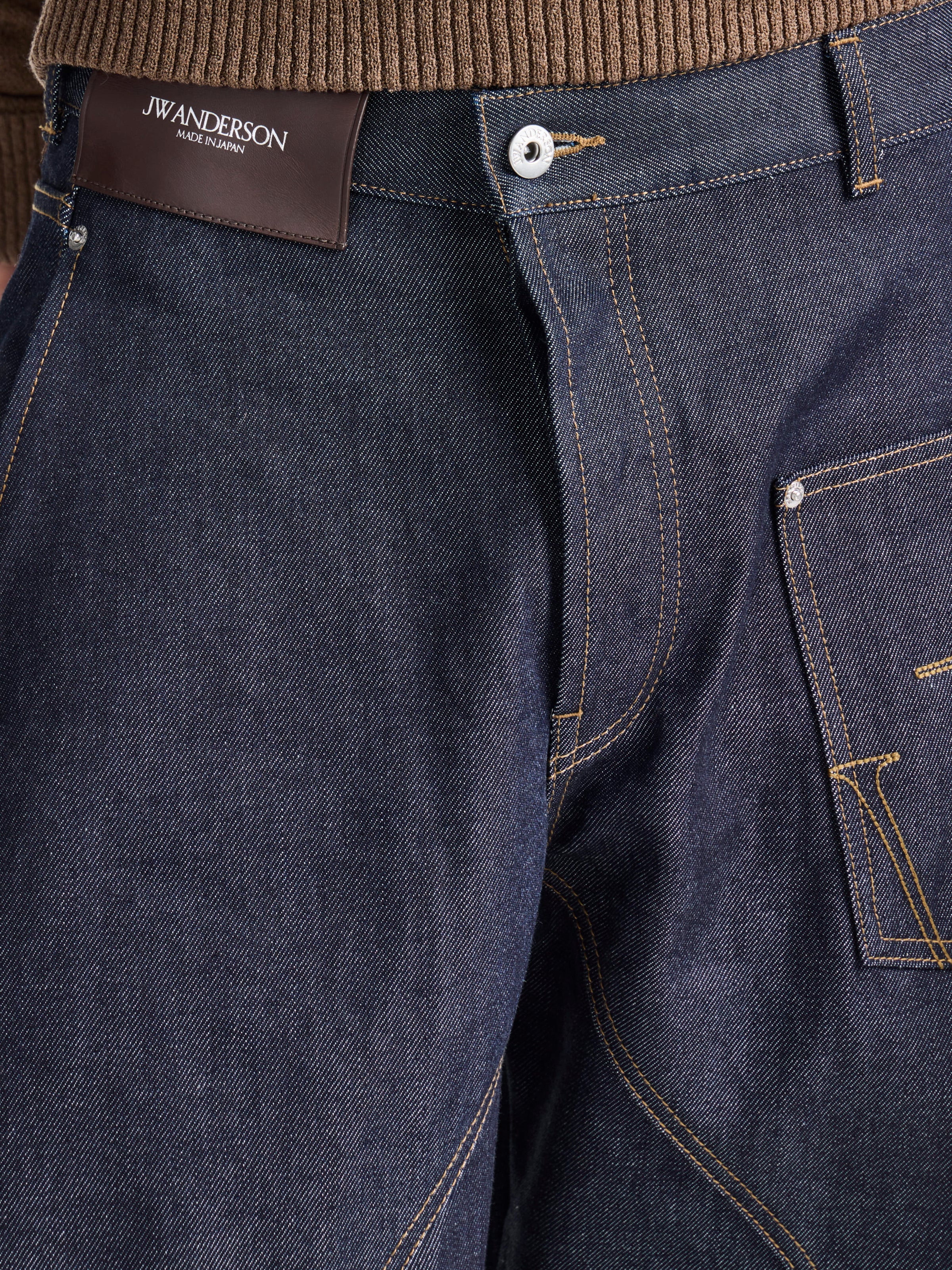 MENS TWISTED WORKWEAR DENIM JEANS IN INDIGO