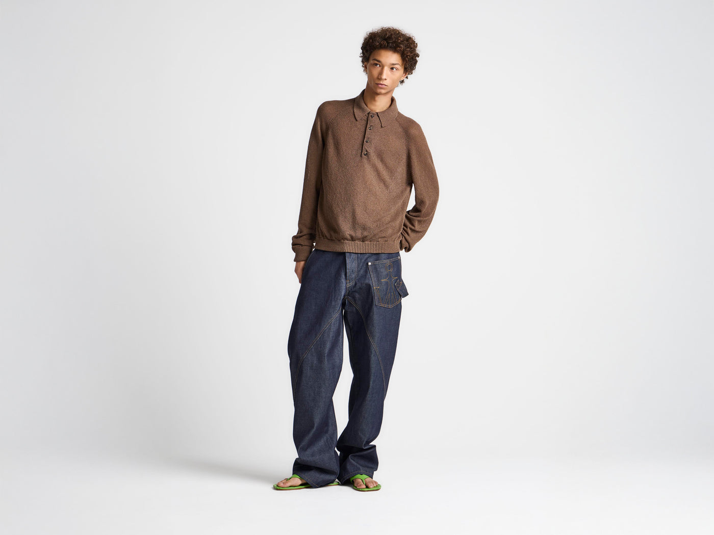 MENS TWISTED WORKWEAR DENIM JEANS IN INDIGO