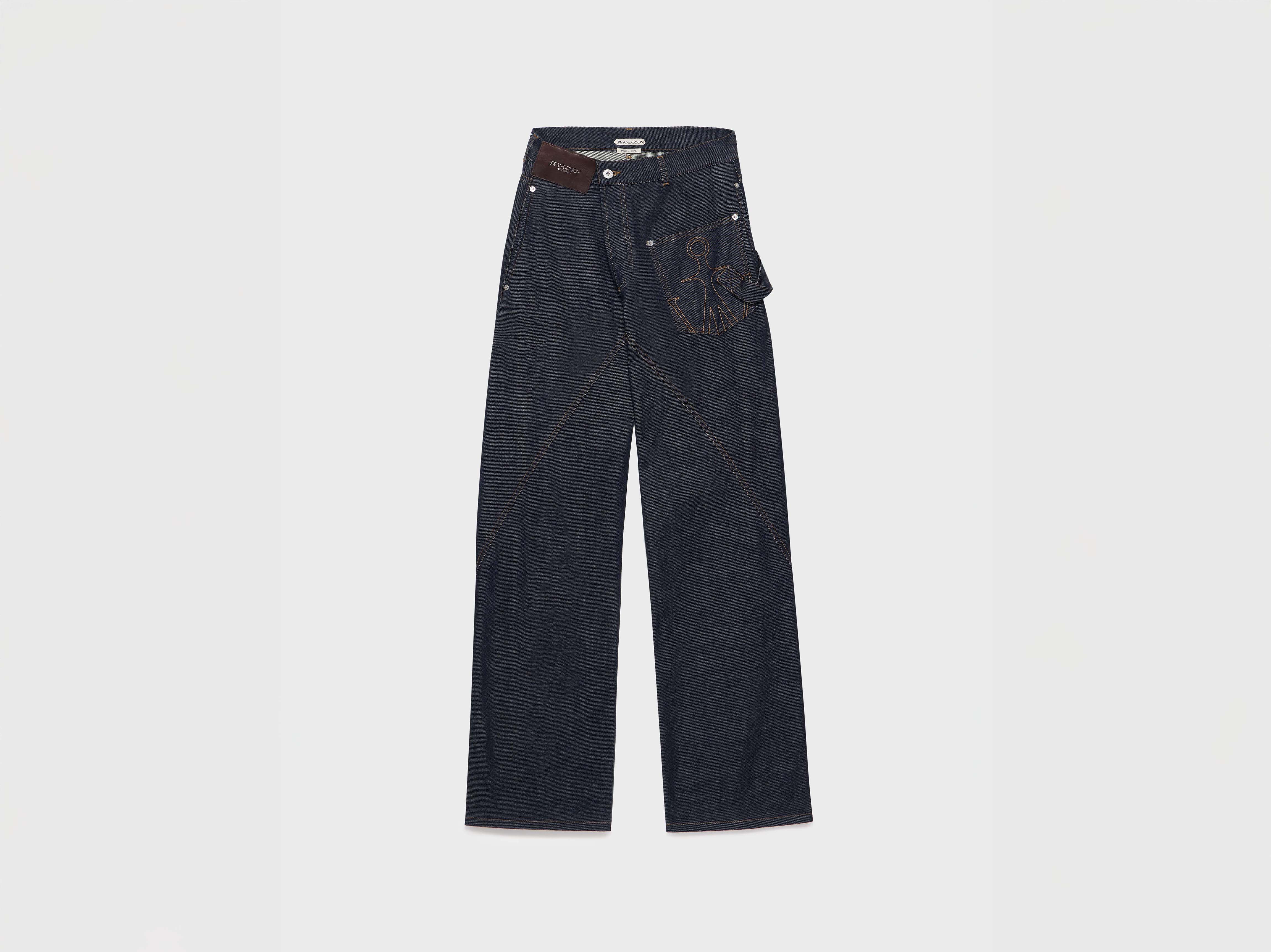 MENS TWISTED WORKWEAR DENIM JEANS IN INDIGO in INDIGO