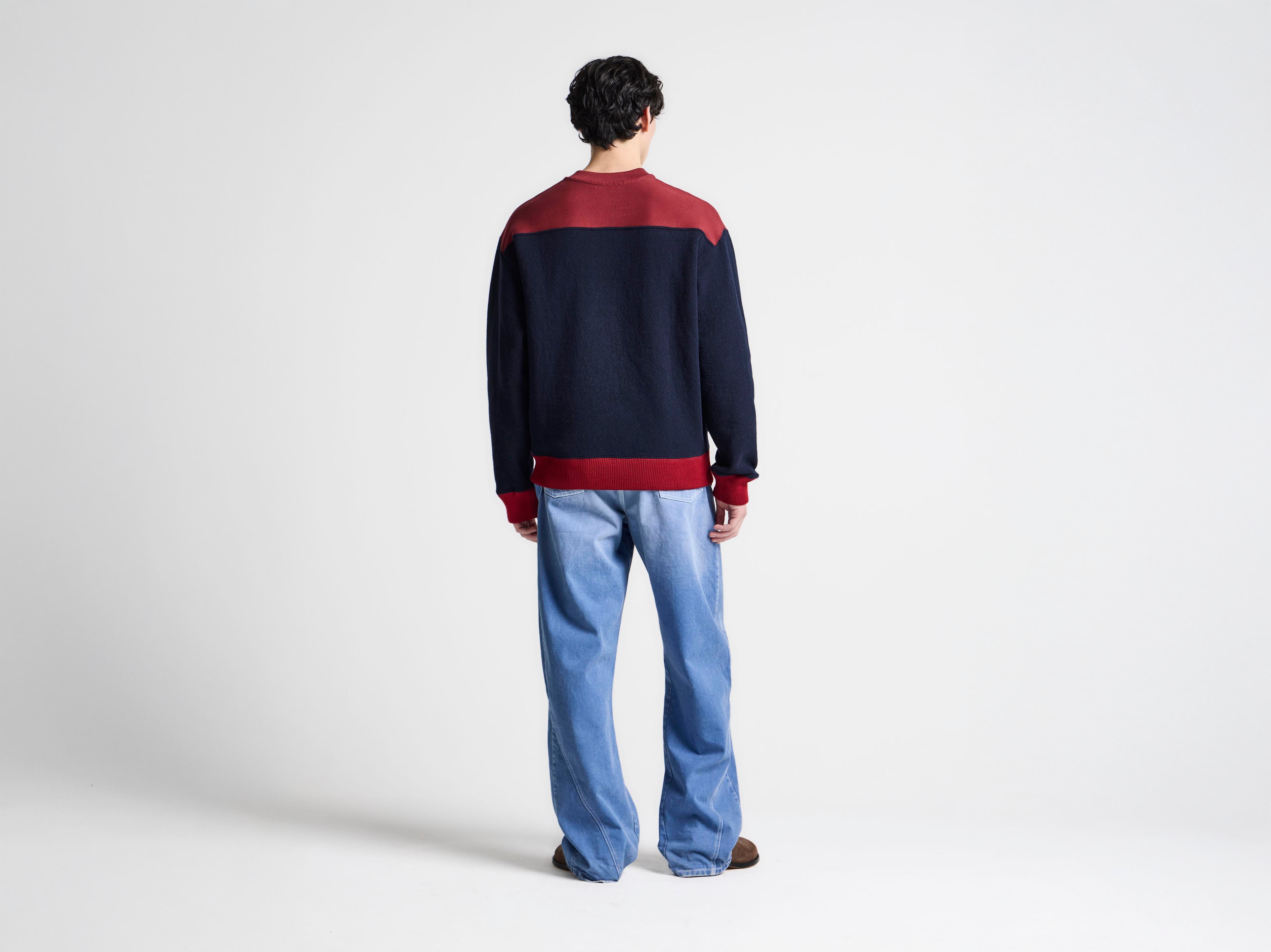 MENS TWISTED WORKWEAR DENIM JEANS IN FRENCH BLUE in FRENCH BLUE