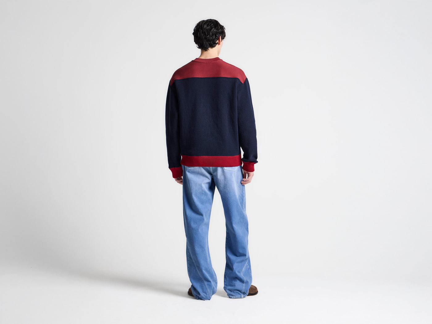 MENS TWISTED WORKWEAR DENIM JEANS IN FRENCH BLUE