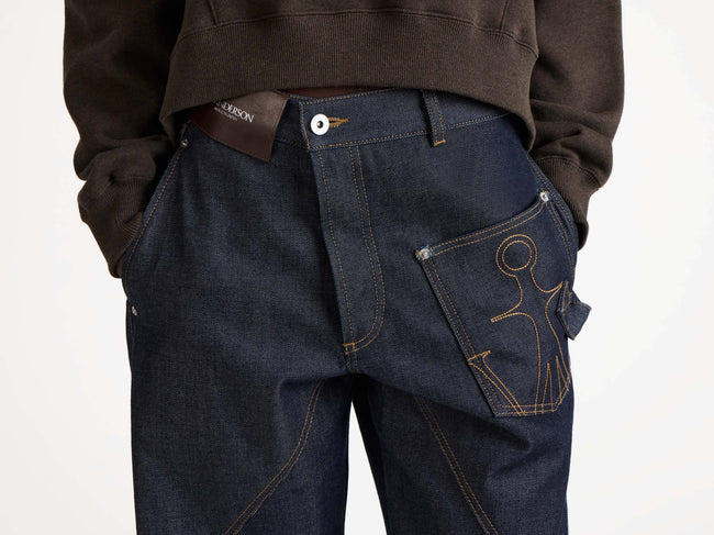 twisted workwear jeans indigo 1 Model Detail 1