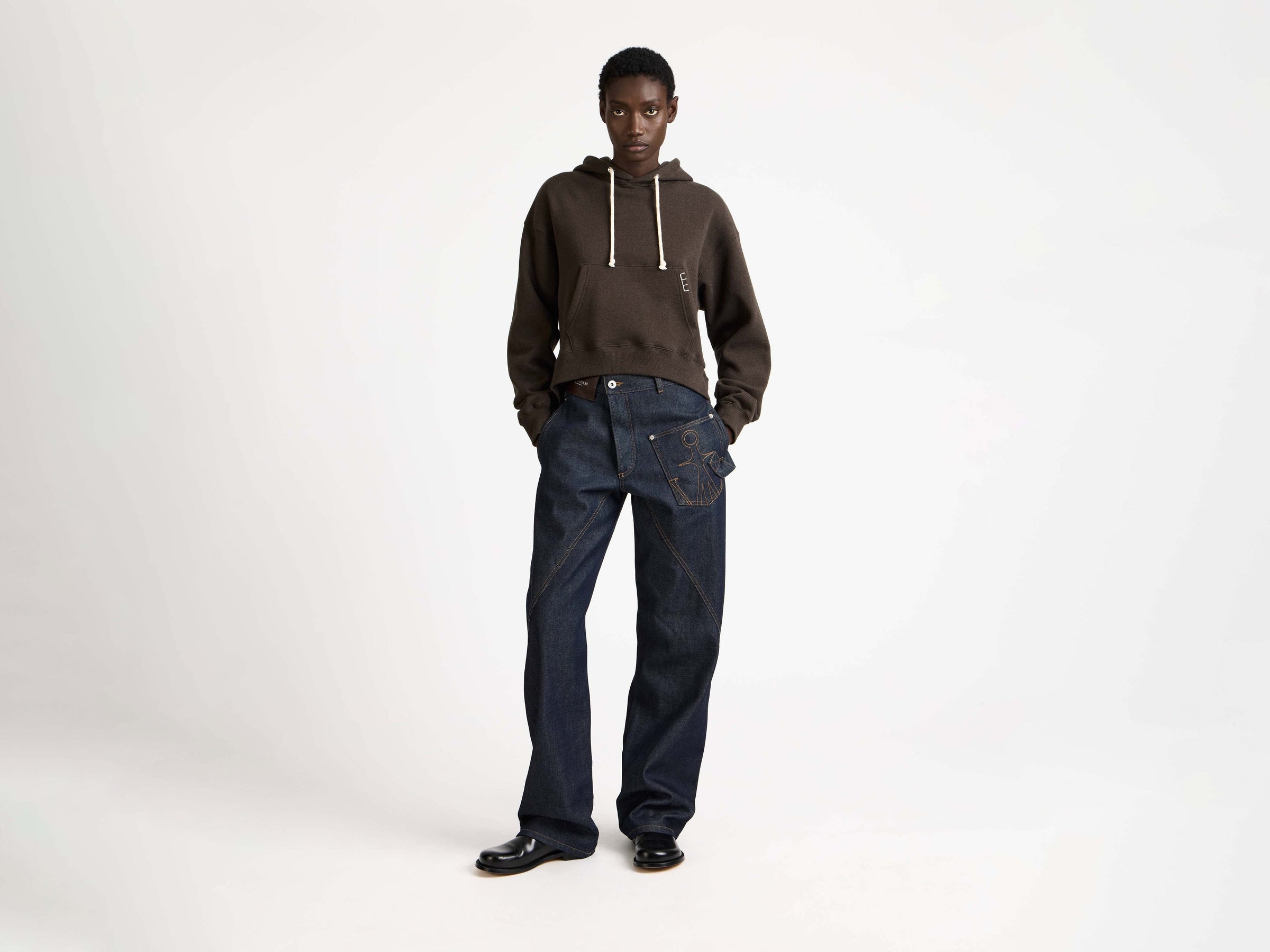 twisted workwear jeans indigo 1 Model Front 6