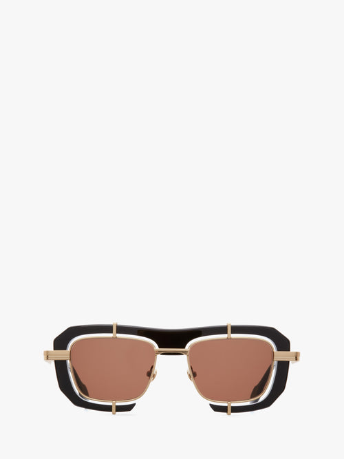 GEOMETRIC COMBINATION SUNGLASSES