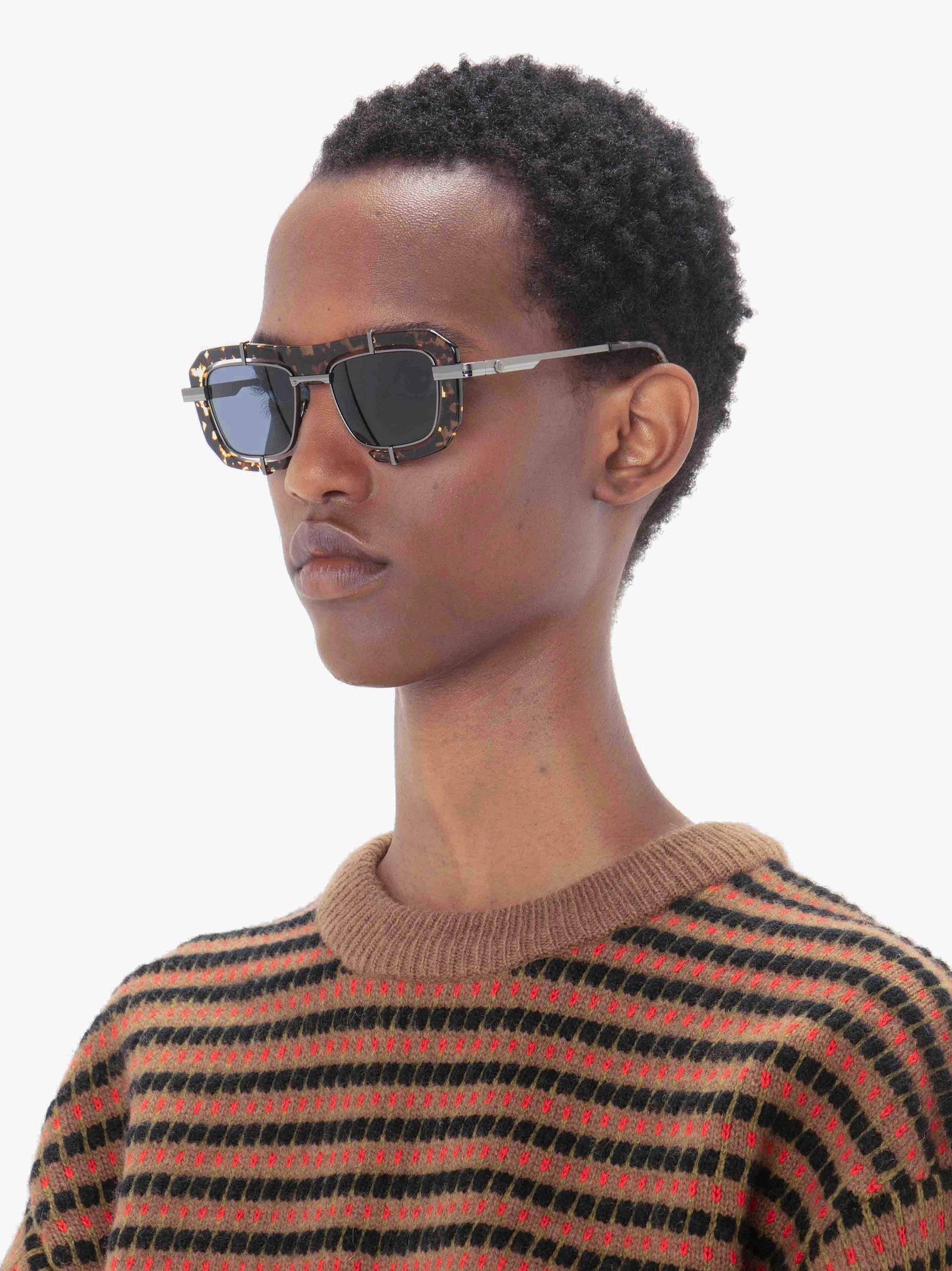 GEOMETRIC COMBINATION SUNGLASSES