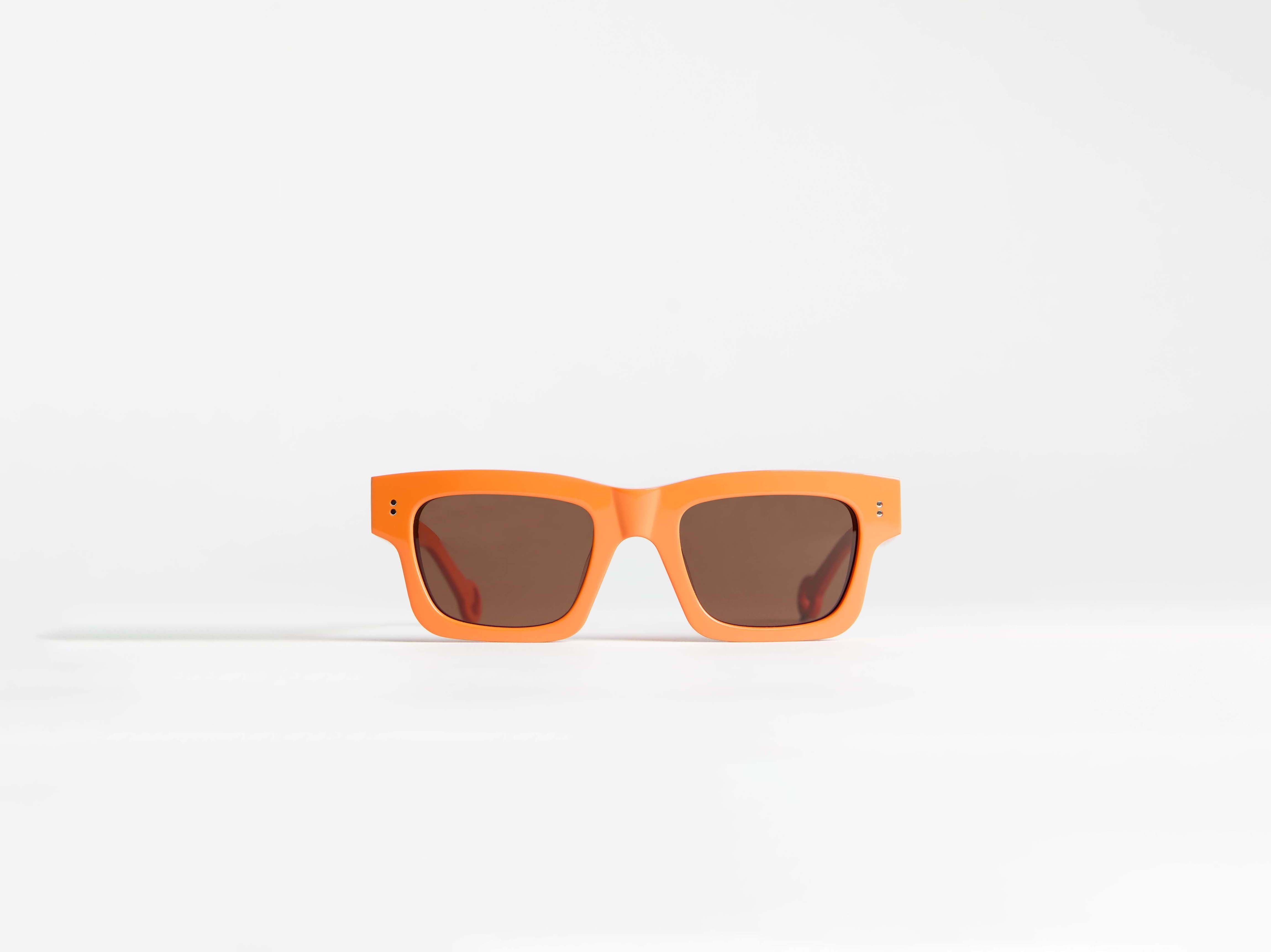 JWA02 RECTANGULAR SUNGLASSES IN ORANGE in ORANGE EW0016FA0426429O
