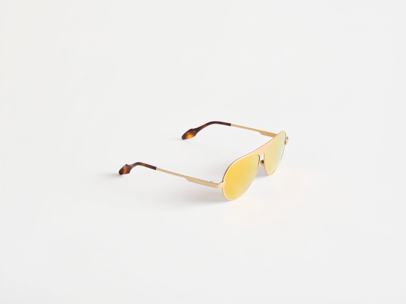 JWA05 AVIATOR MIRROR SUNGLASSES IN GOLD