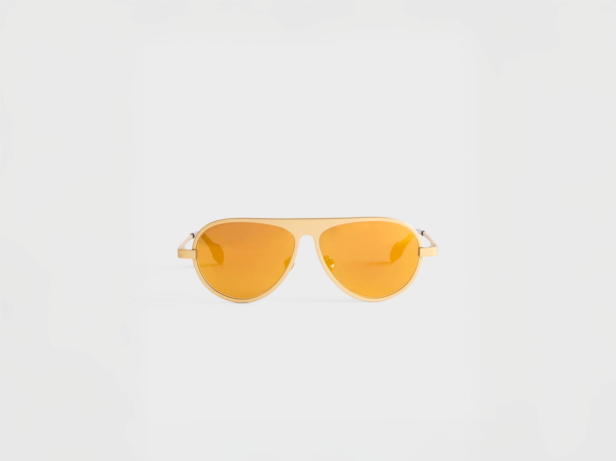 JWA05 AVIATOR MIRROR SUNGLASSES IN GOLD
