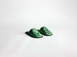 close toe slide w emerald Product Back 1