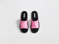 WOMENS OPEN TOE SLIDES IN CAMELLIA