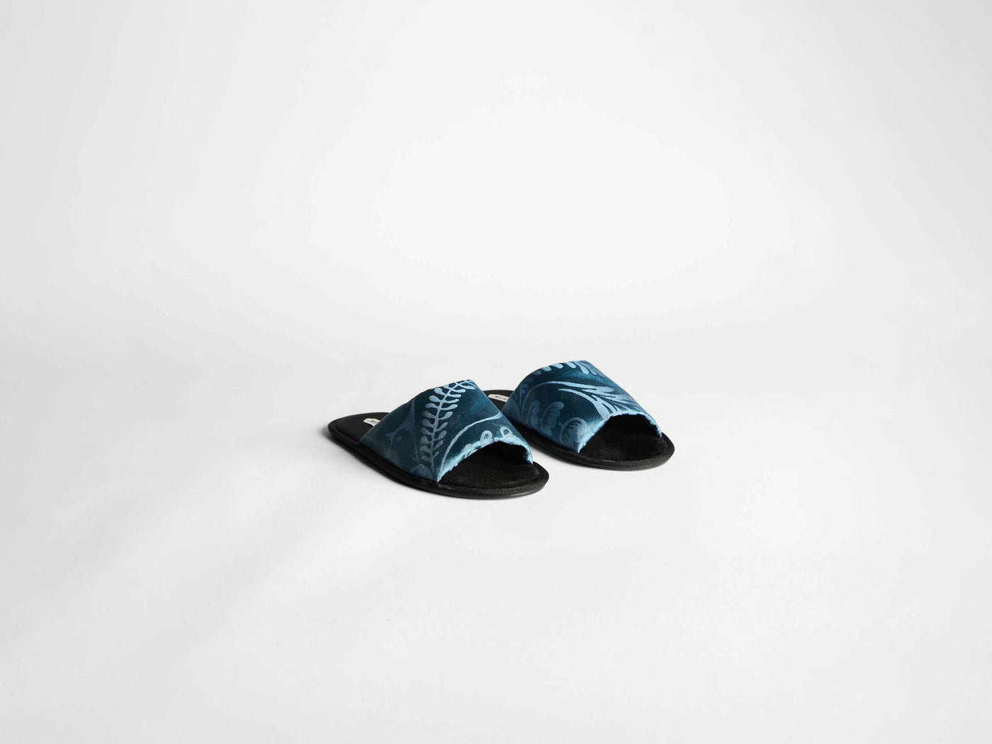 open toe slide w airforce blue Product Angle 4