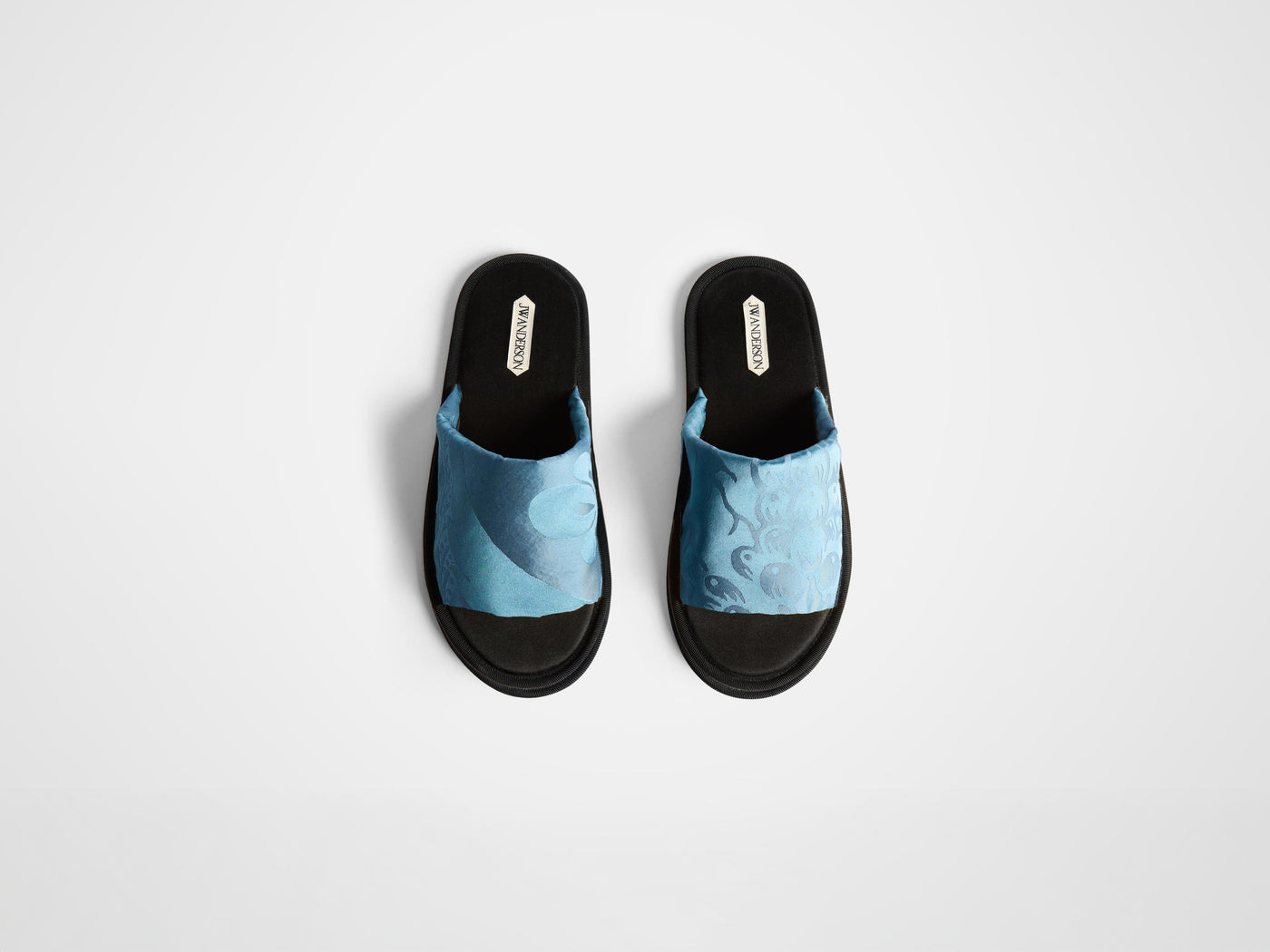 open toe slide w airforce blue Product Top Down 2