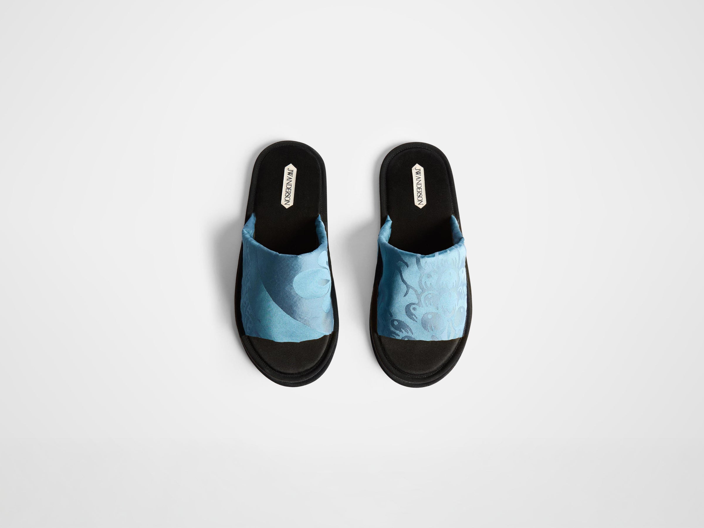 open toe slide w airforce blue Product Top Down 2