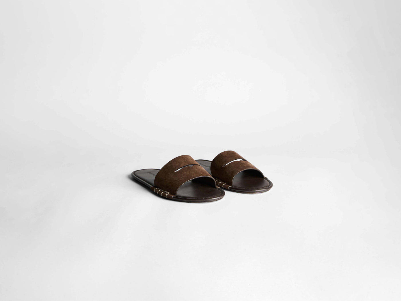 loafer slide m brown Product Front 3