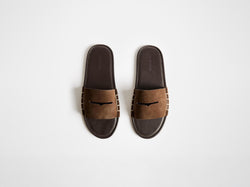 loafer slide m brown Product Back 1