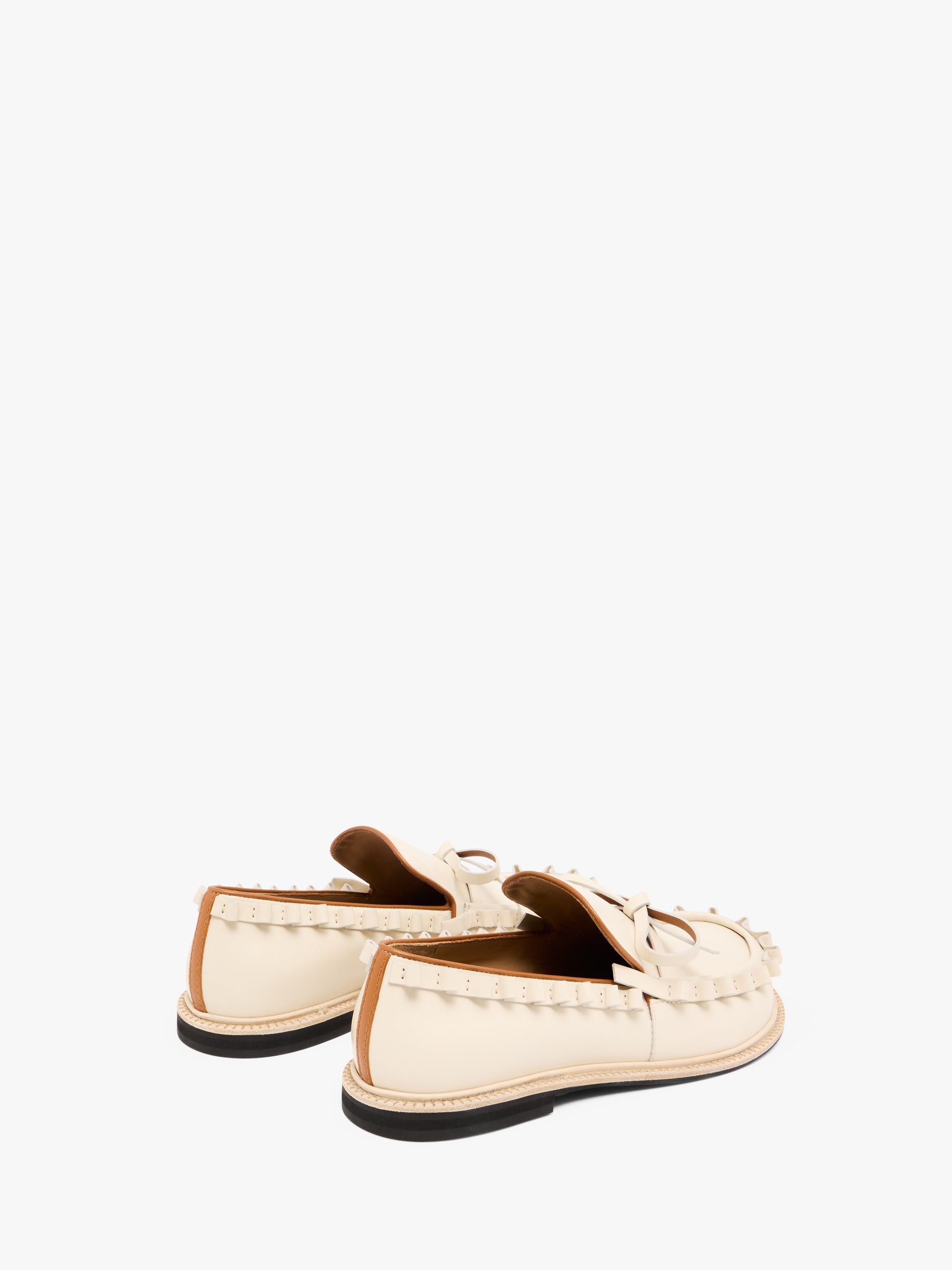 RUFFLE LEATHER MOCCASSIN