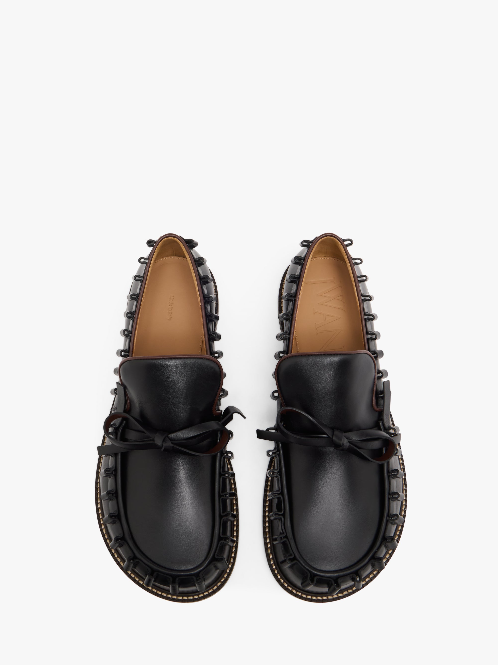 RUFFLE LEATHER MOCCASSIN