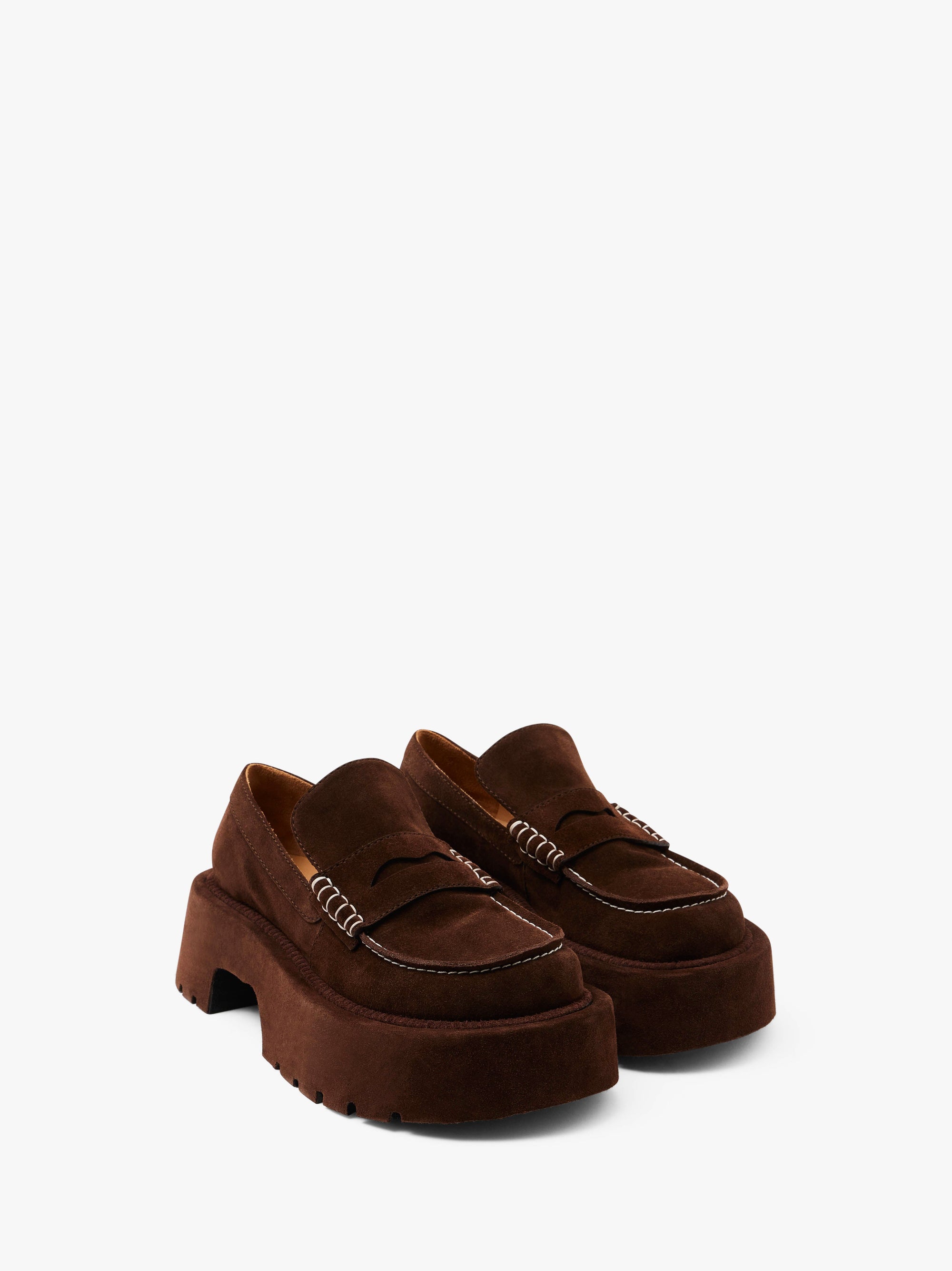 SUEDE PLATFORM MOCCASSIN