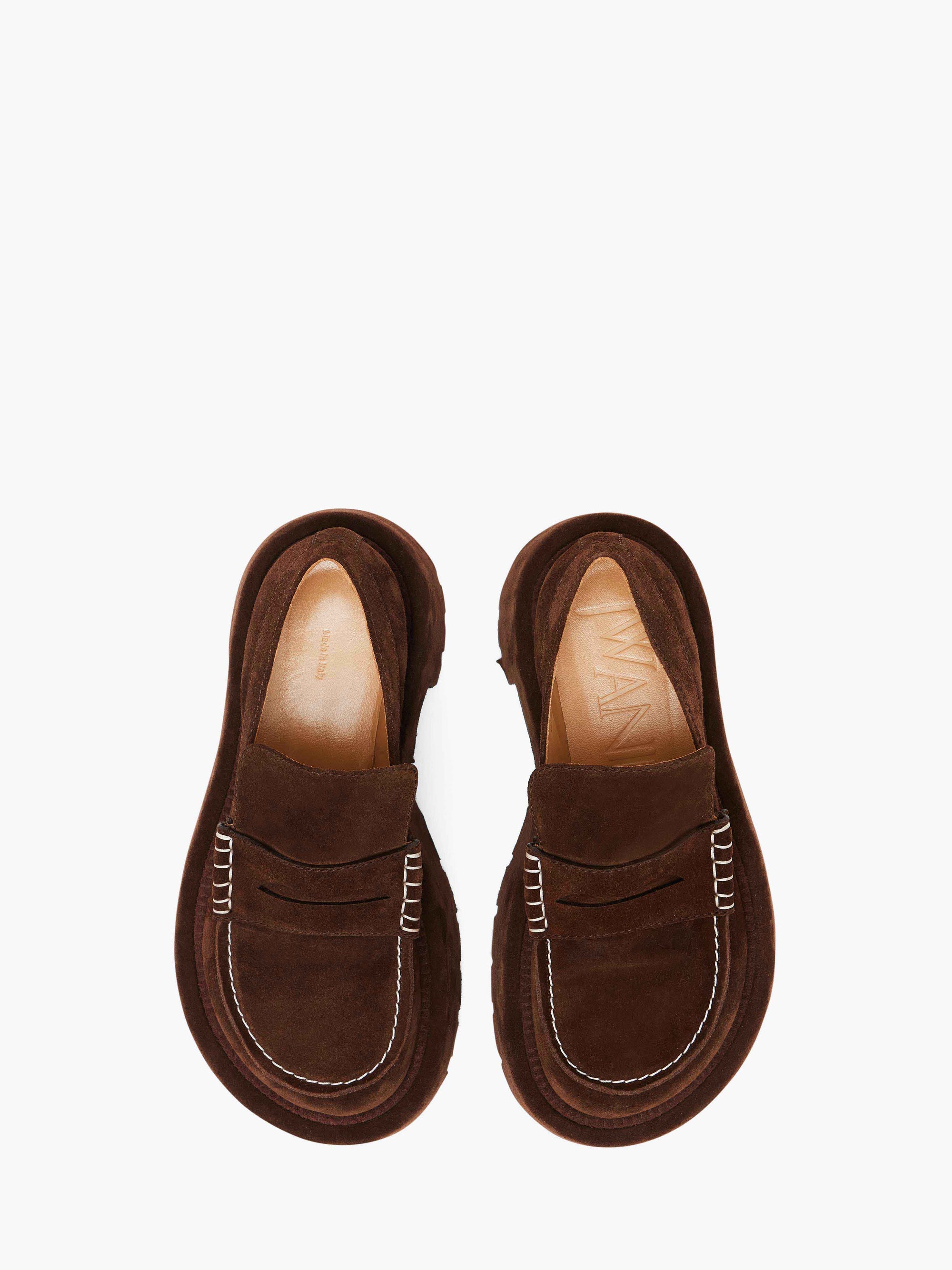 SUEDE PLATFORM MOCCASSIN