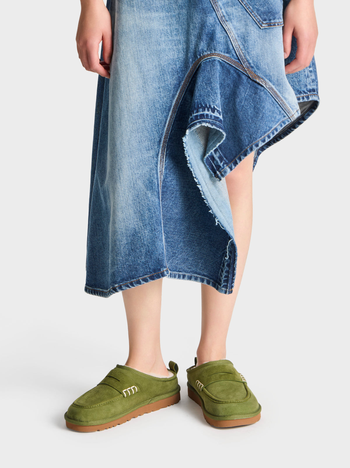 JW Anderson x UGG Loafer In Military Green
