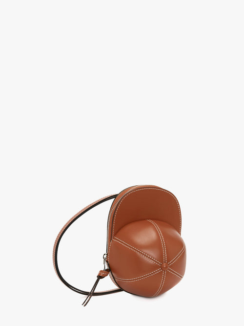 MEDIUM CAP BAG - LEATHER CROSSBODY BAG