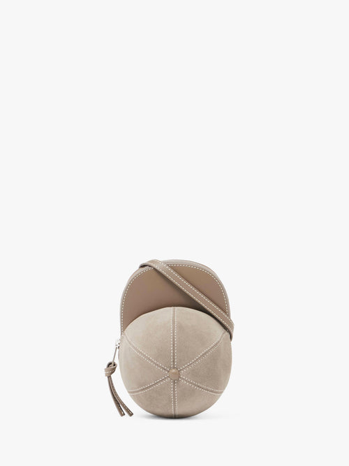 MEDIUM CAP BAG - SUEDE CROSSBODY BAG