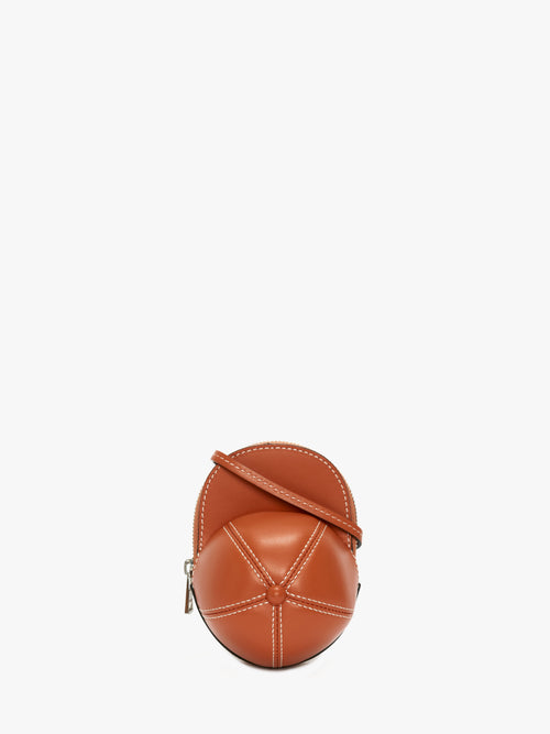 MINI CAP BAG - LEATHER CROSSBODY BAG