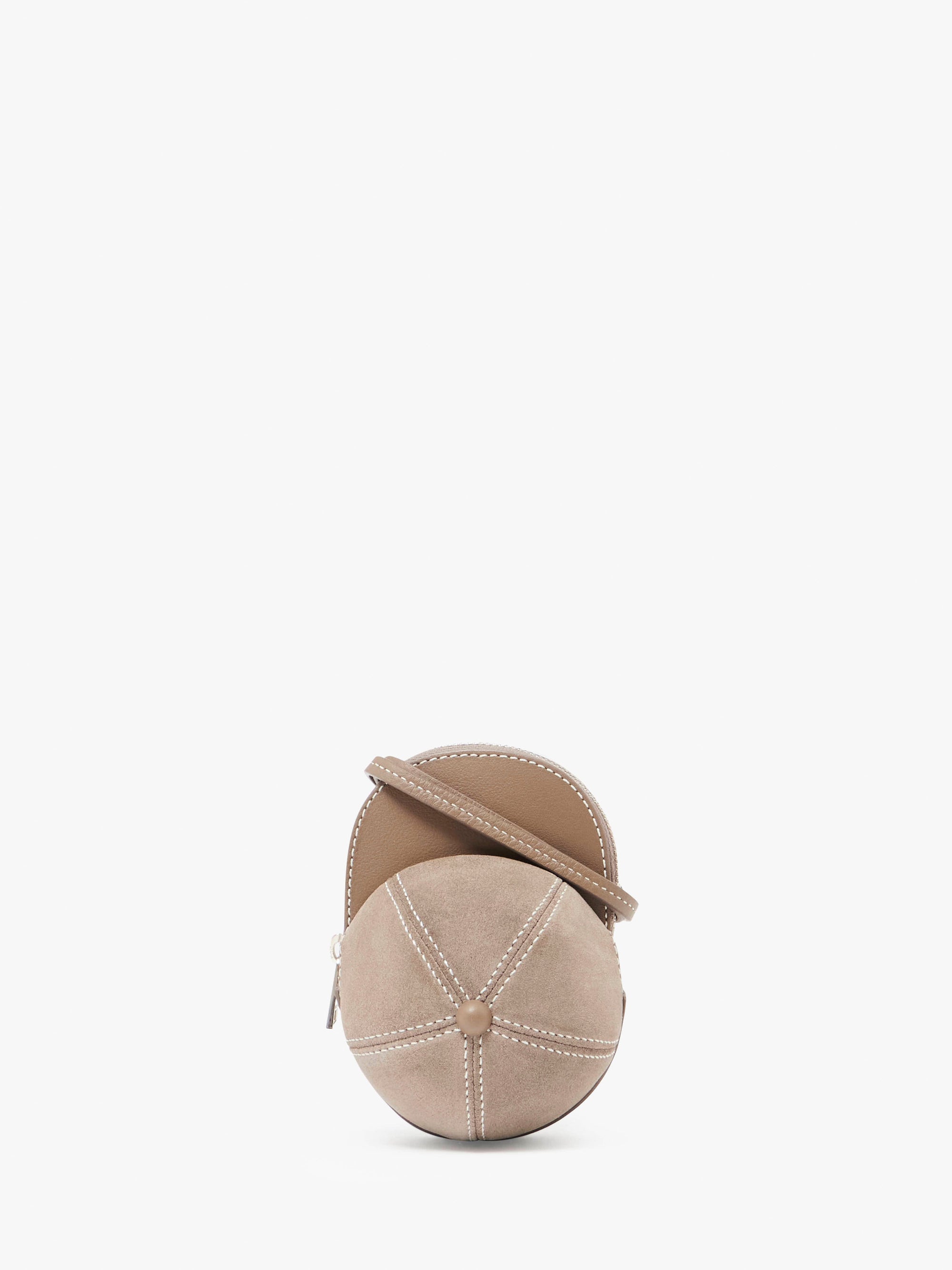 MINI CAP BAG - SUEDE CROSSBODY BAG