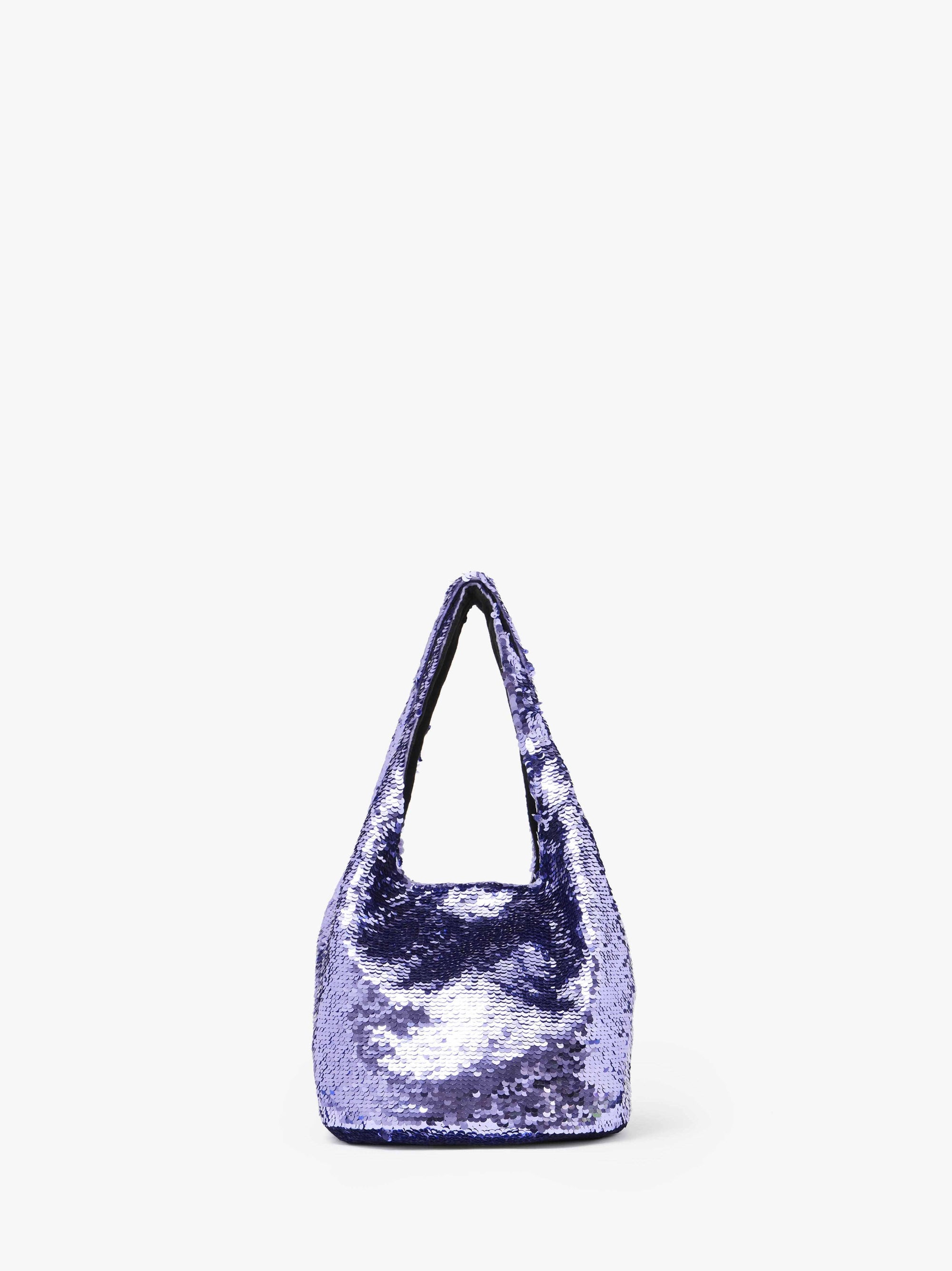 MINI SEQUIN SHOPPER - TOP HANDLE BAG