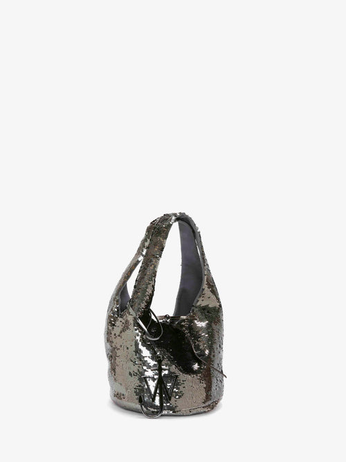 MINI SEQUIN SHOPPER - TOP HANDLE BAG