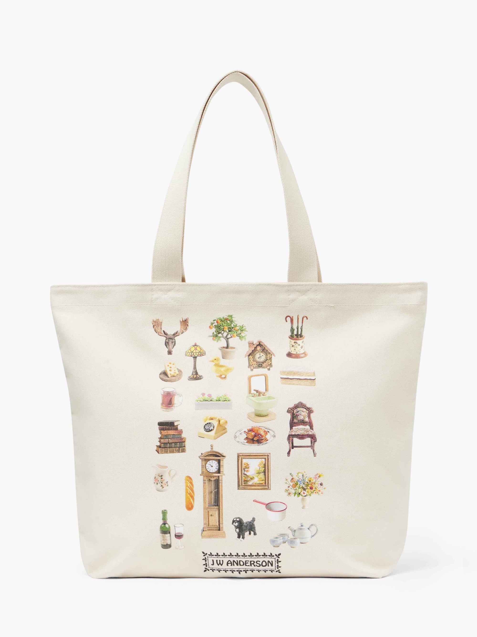 CANVAS TOTE - "DIORAMA FURNITURE" PRINT