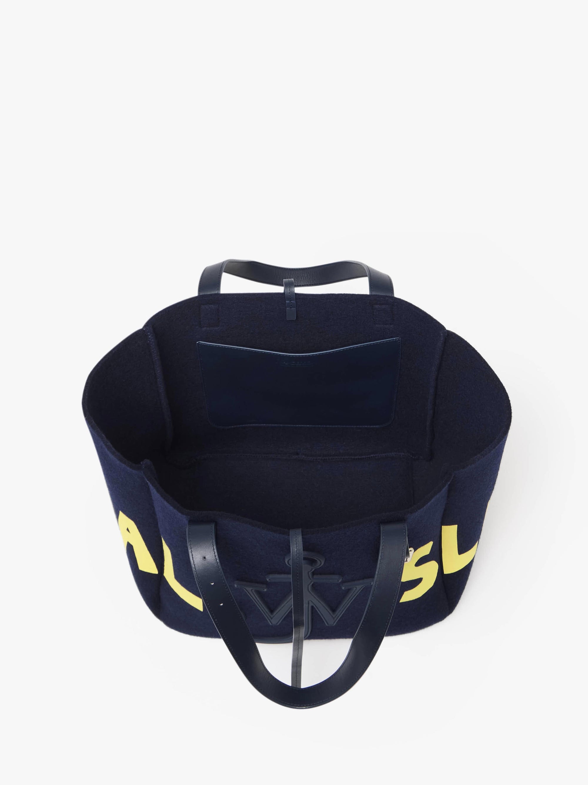 BELT TOTE BAG - 'REAL SLEEP' SLOGAN SHOULDER BAG