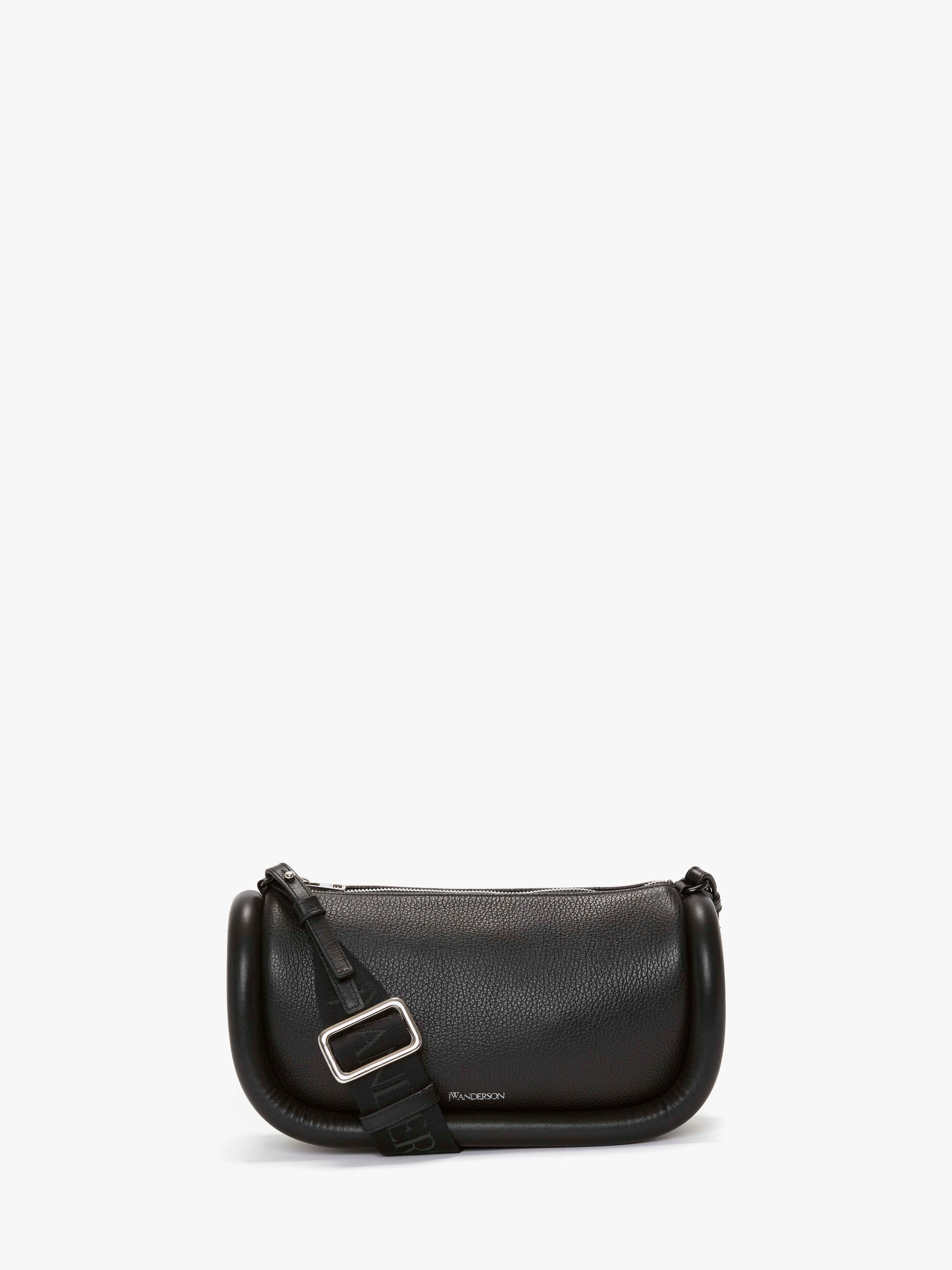 BUMPER-15 - LEATHER CROSSBODY BAG WITH ADDITIONAL WEBBING  STRAP