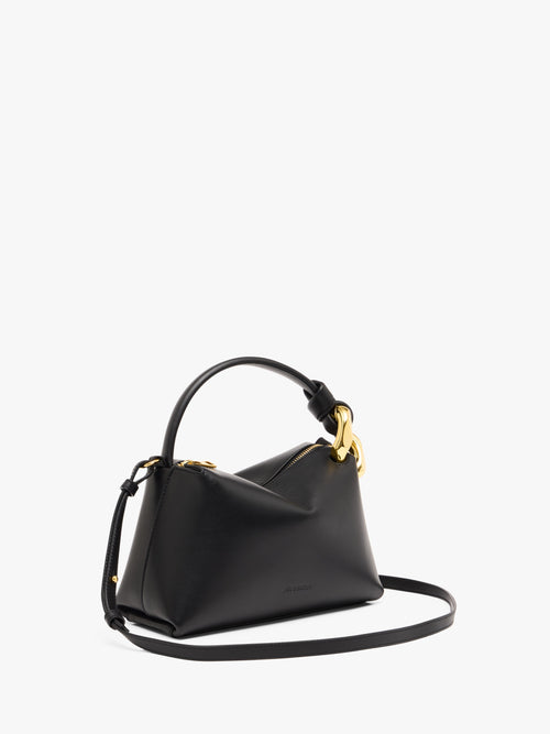 SMALL JWA CORNER BAG - LEATHER CROSSBODY BAG