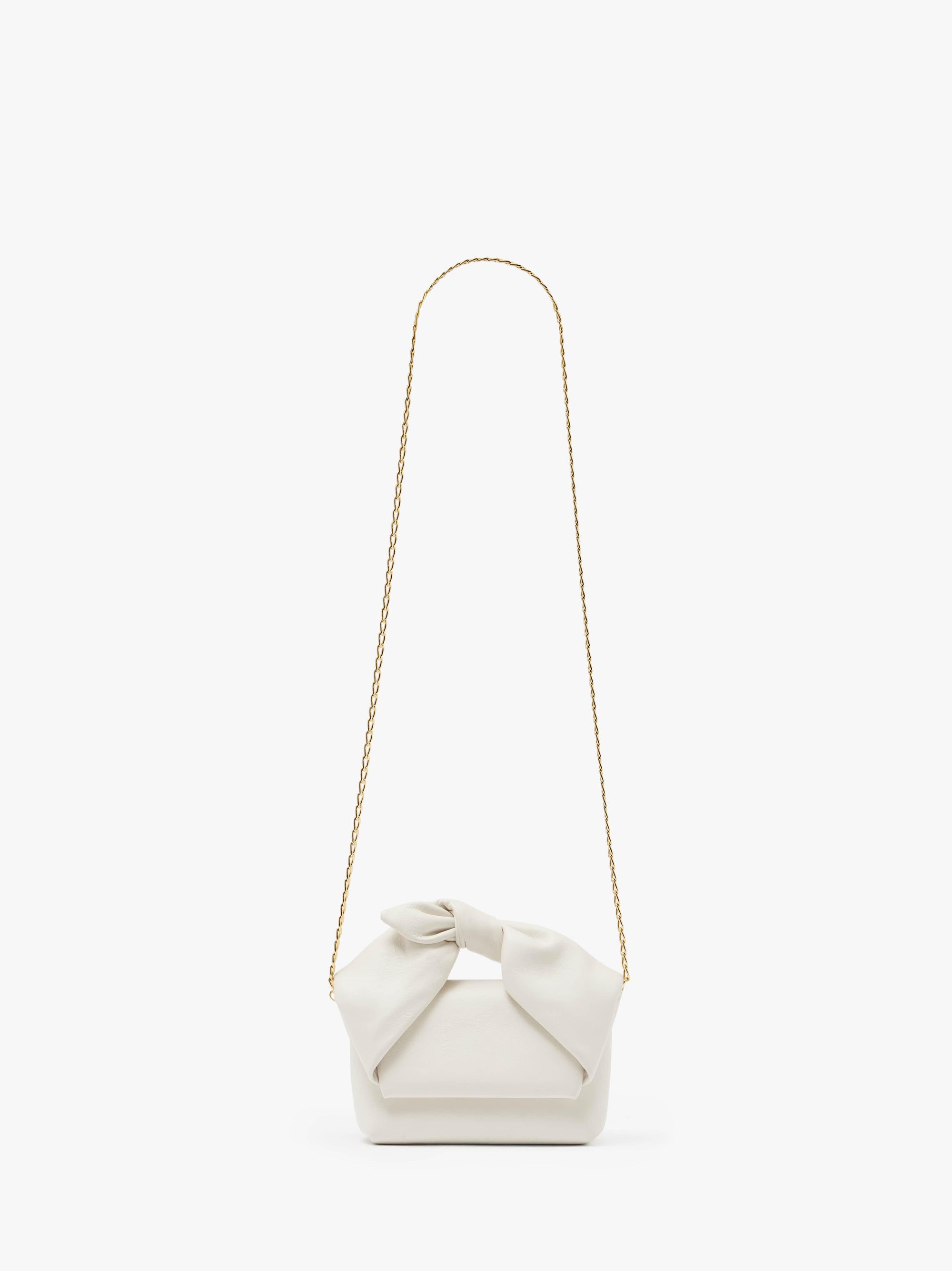 SMALL BOW TWISTER - LEATHER TOP HANDLE BAG