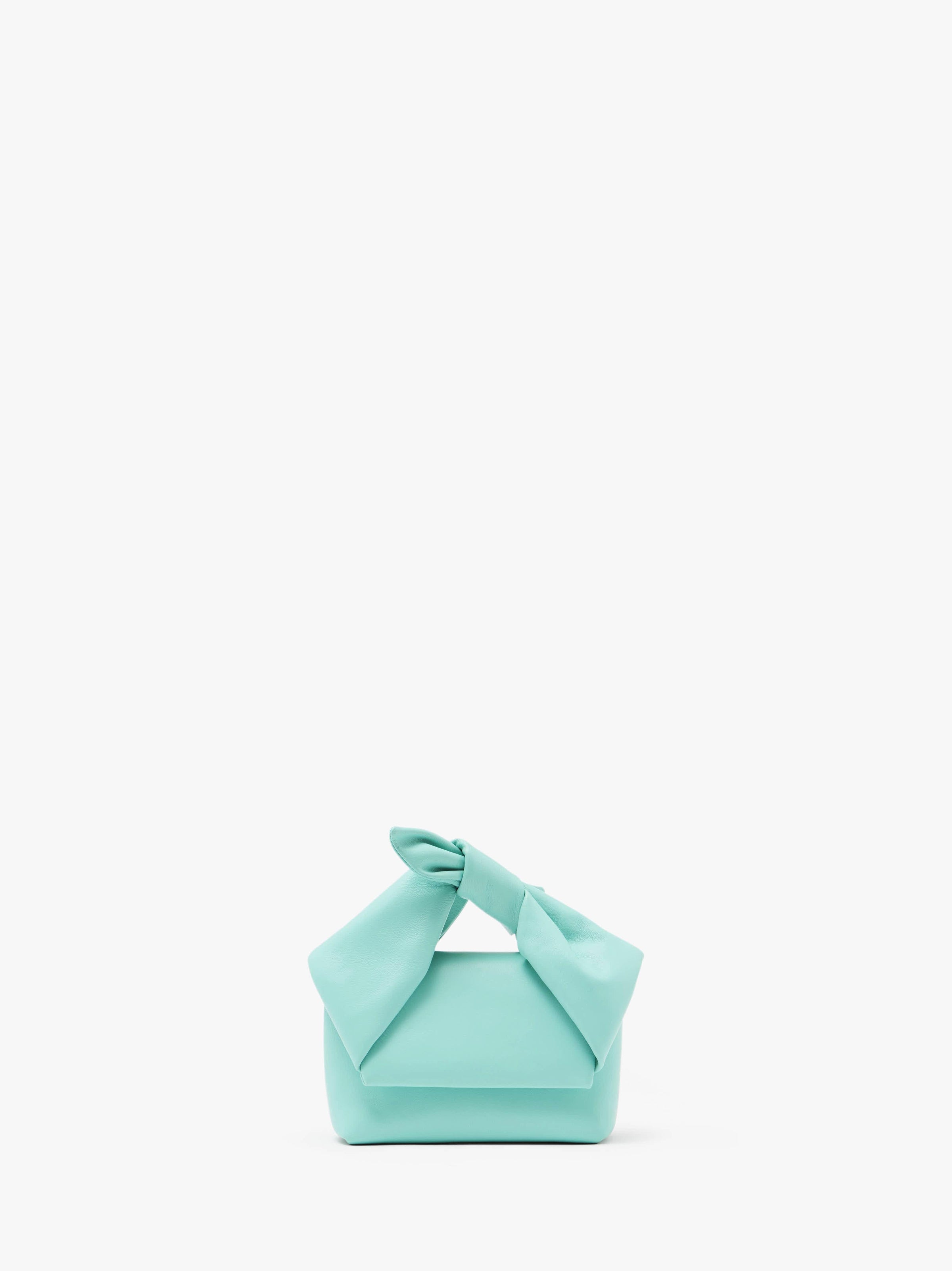 CL_BOW SMALL TWISTER BAG - AQUA_HB0699LA0355
