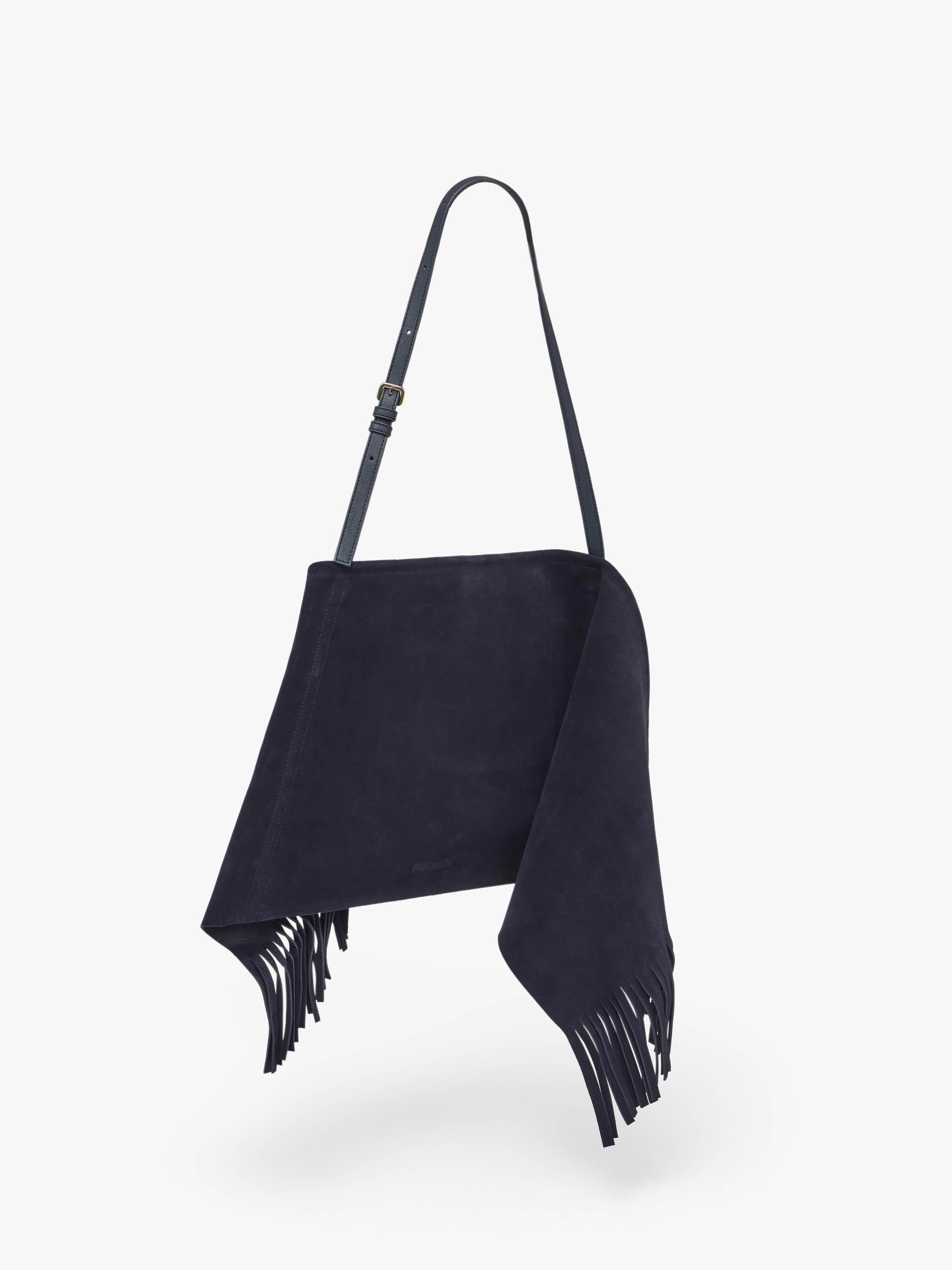 MEDIUM SCARF BAG - SUEDE SHOULDER BAG