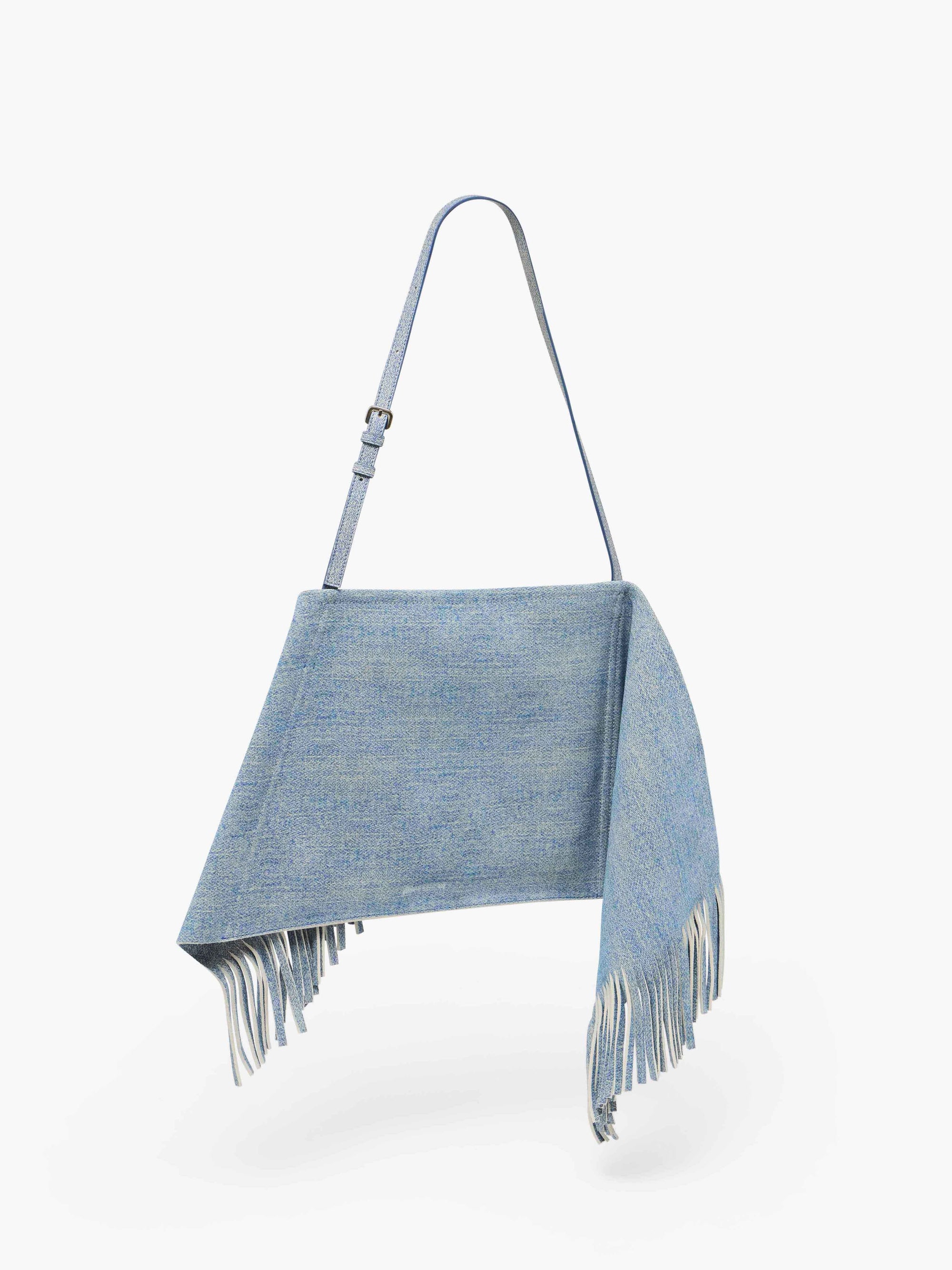 MEDIUM SCARF BAG - SUEDE SHOULDER BAG