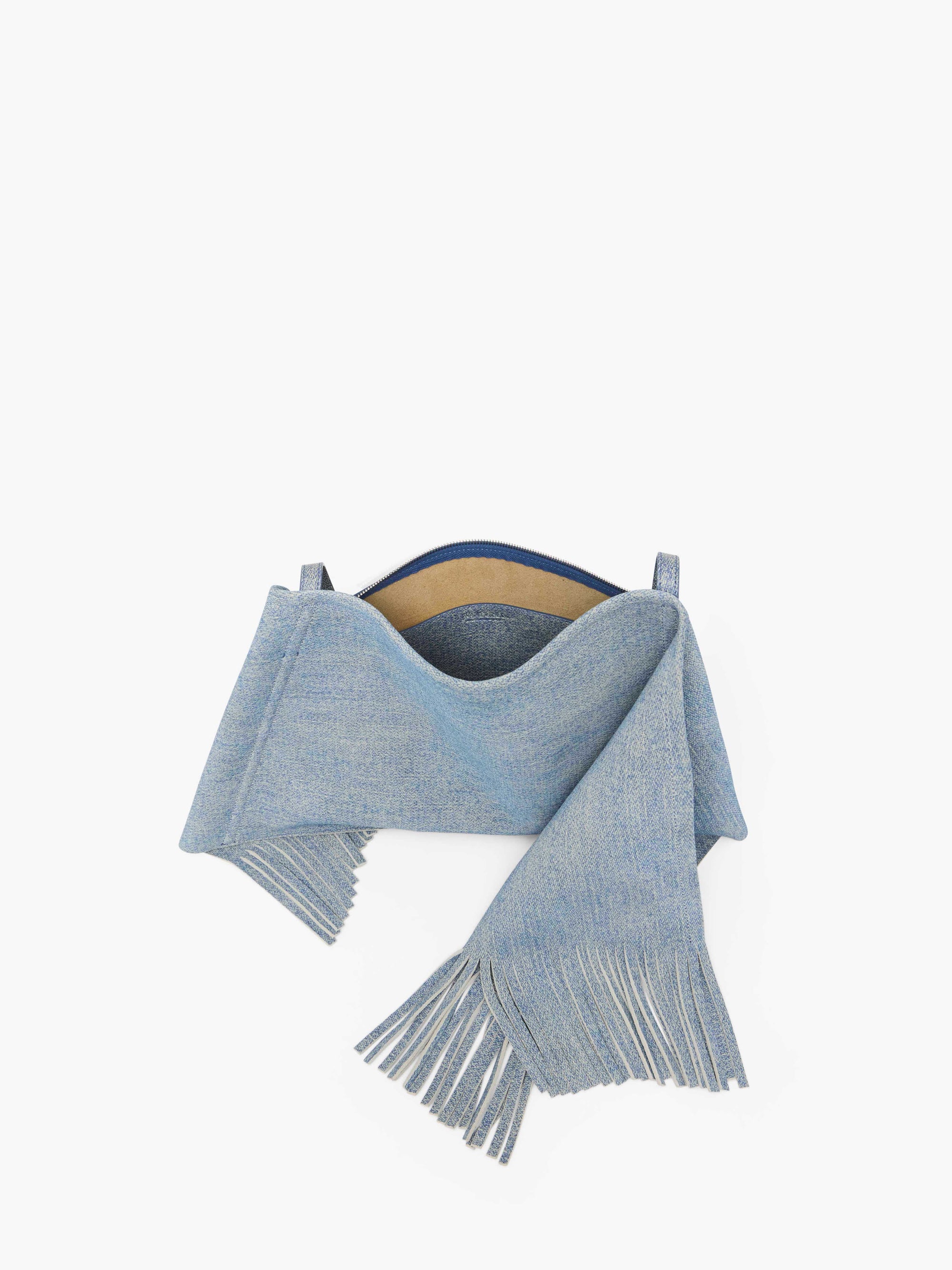 MEDIUM SCARF BAG - SUEDE SHOULDER BAG