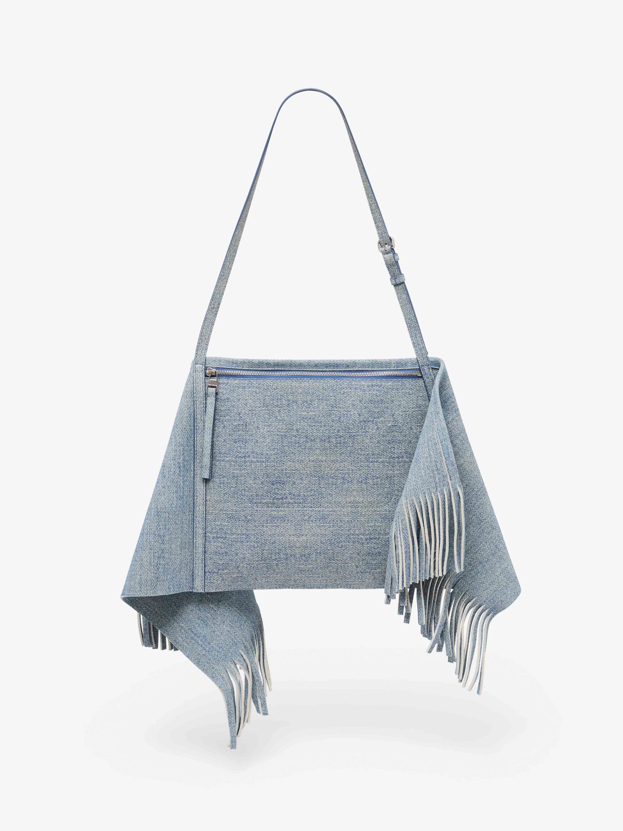 MEDIUM SCARF BAG - SUEDE SHOULDER BAG