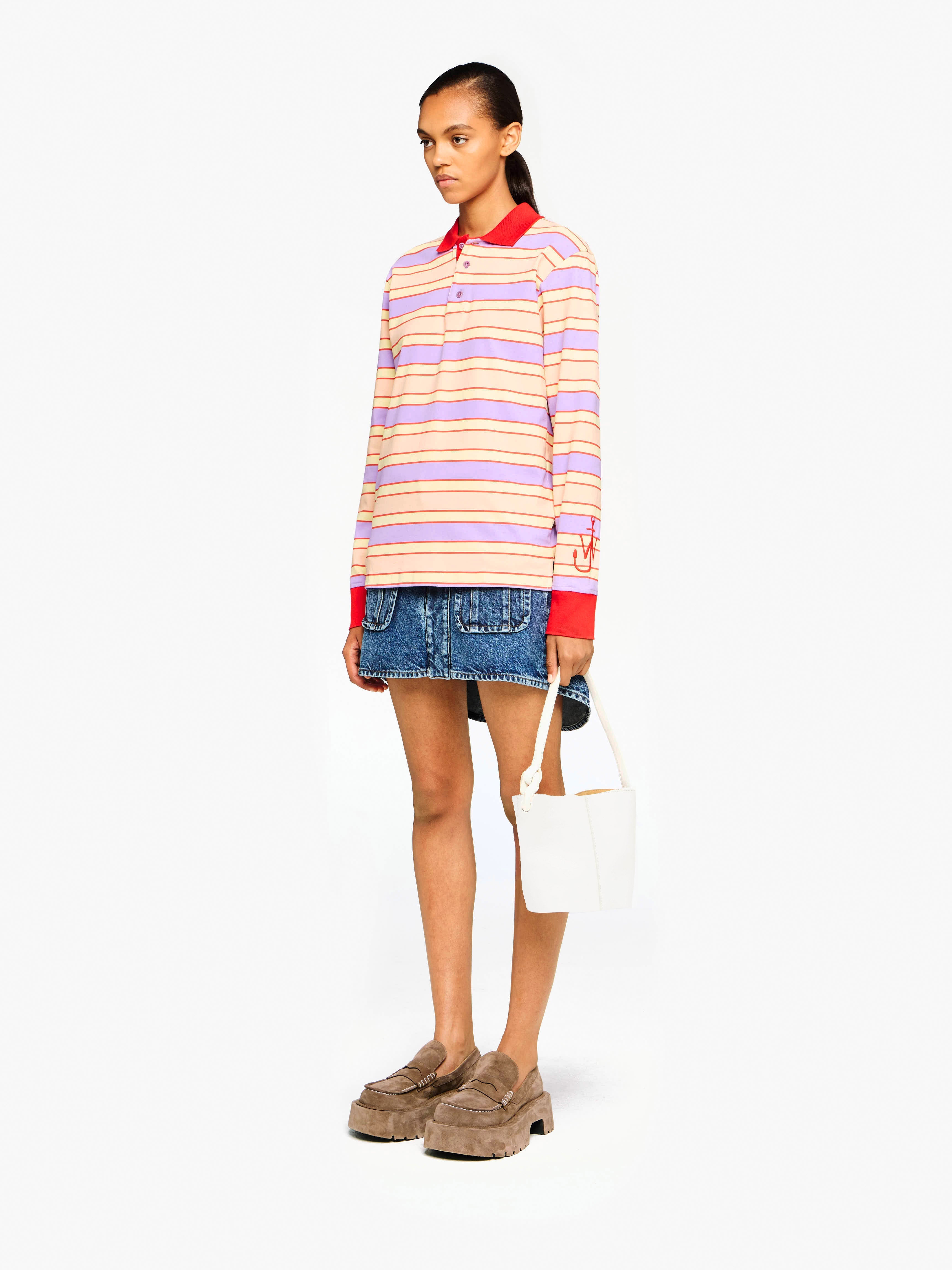 JWA CORNER BUCKET - LEATHER TOP HANDLE BAG – JW Anderson