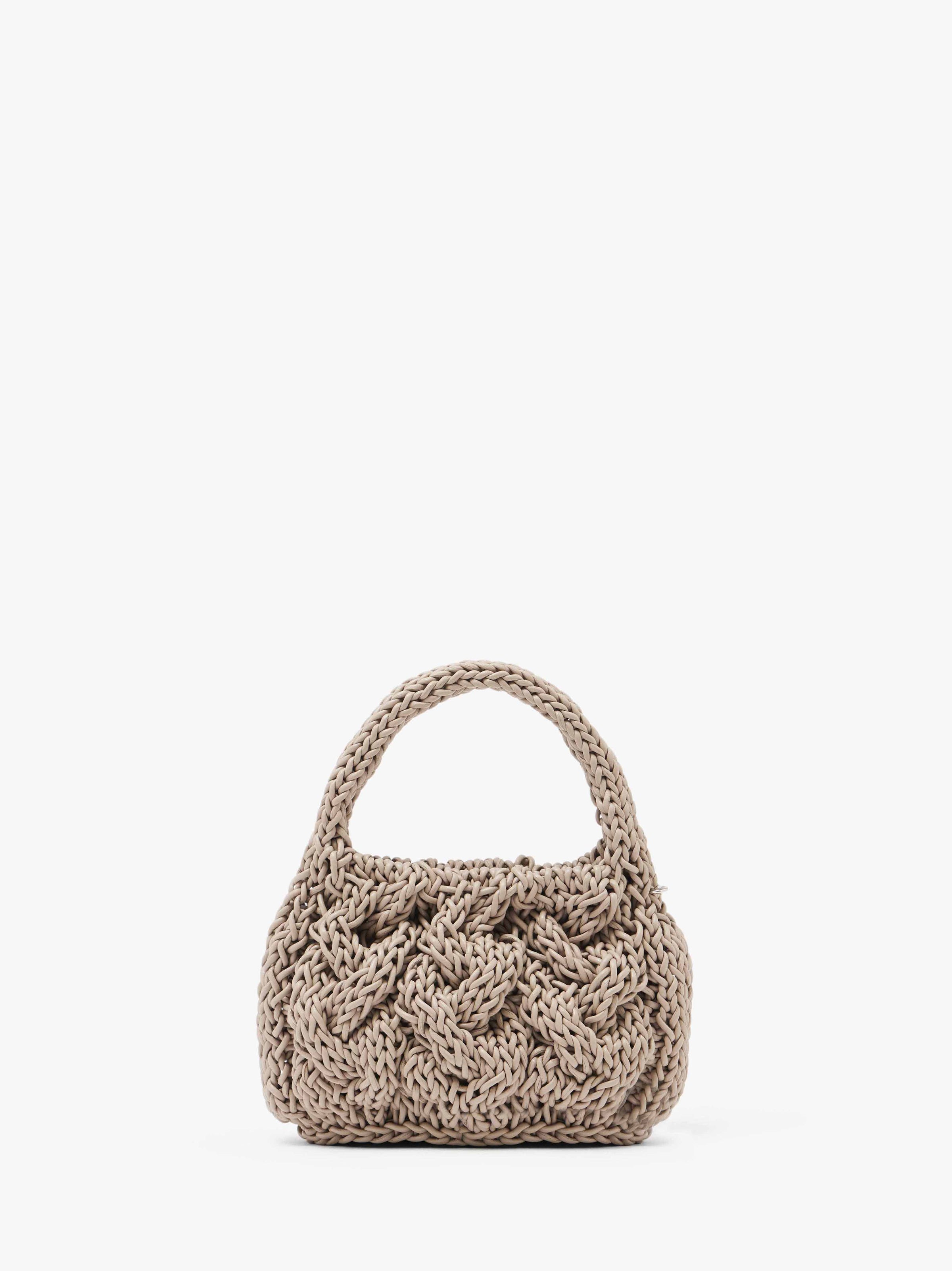 CL_SMALL CABLE KNIT BAG - BLACK_HB0712LA0365