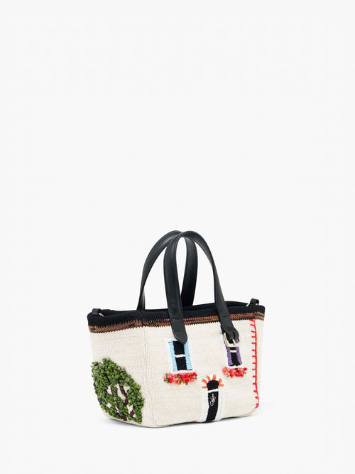 MINI BELT TOTE BAG - 'HOUSE' SHOULDER BAG