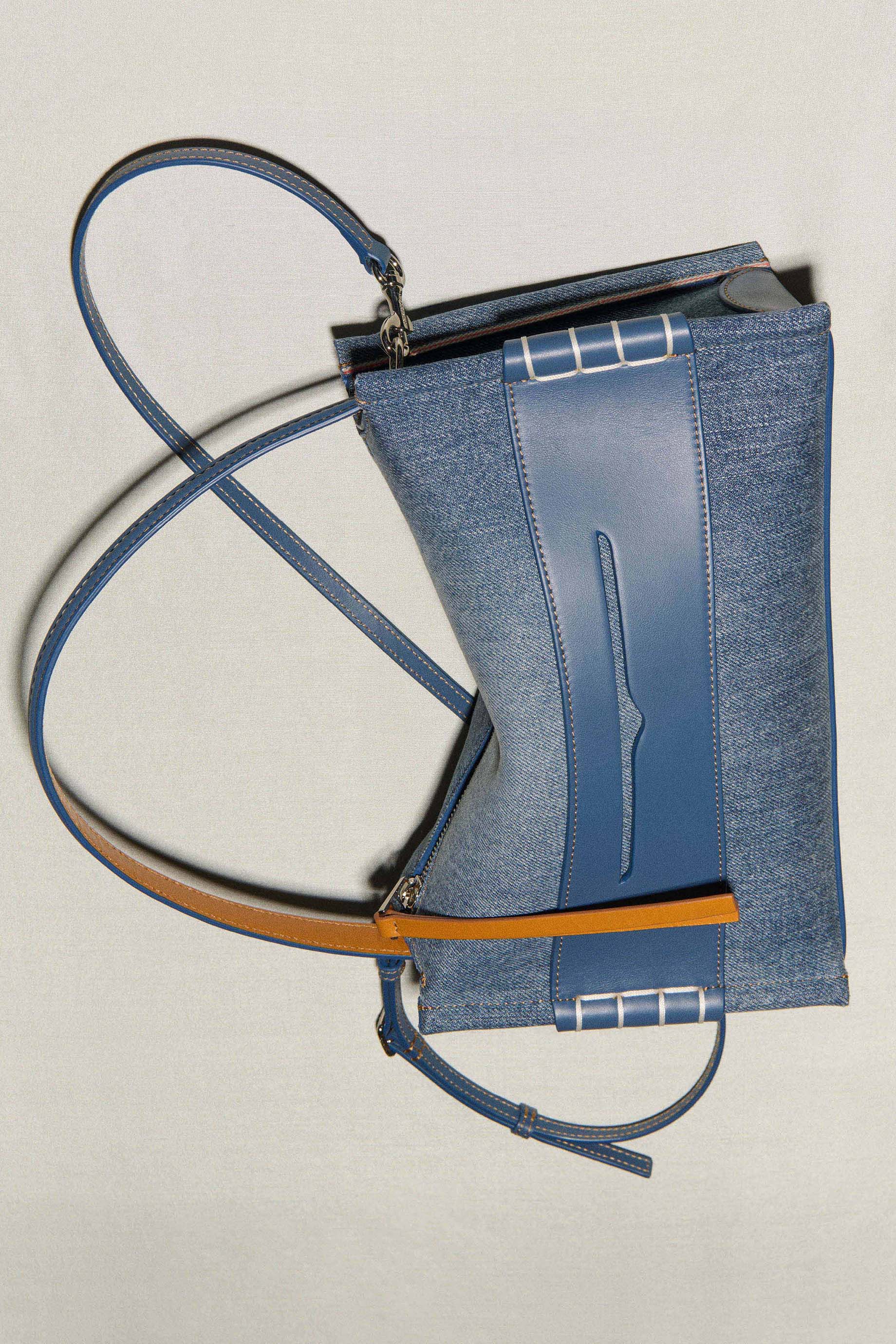 LOAFER BAG IN MID-BLUE DENIM in MID BLUE DENIM HB0716FA0495844O/S