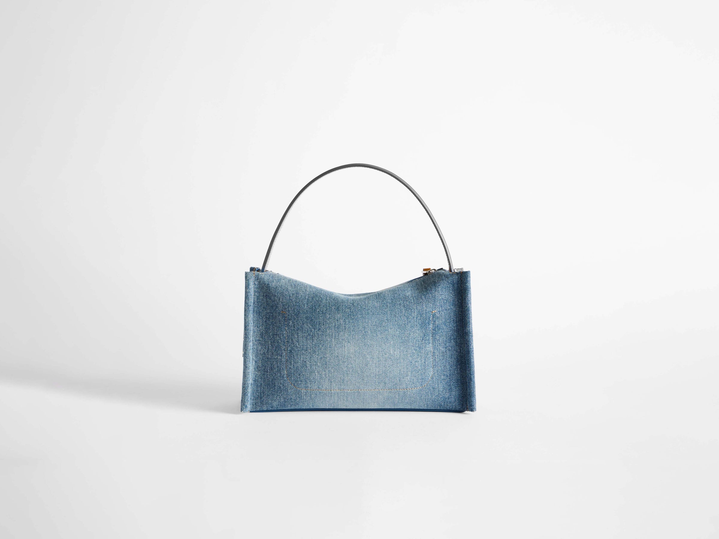 loafer bag mid blue denim Product Back 8