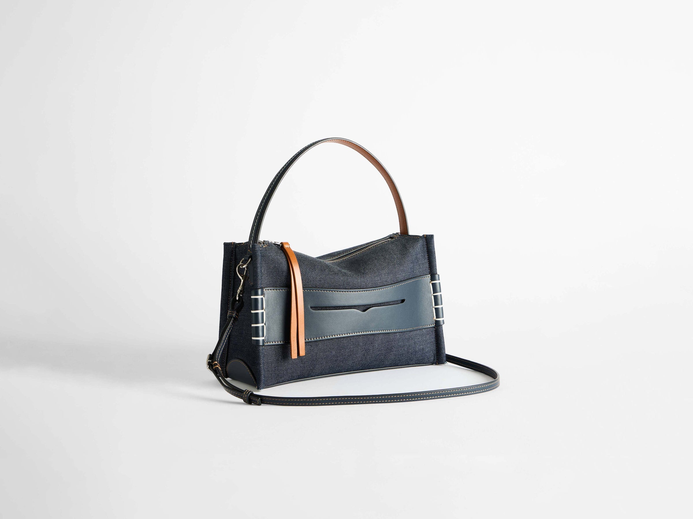 loafer bag indigo Product Angle 4