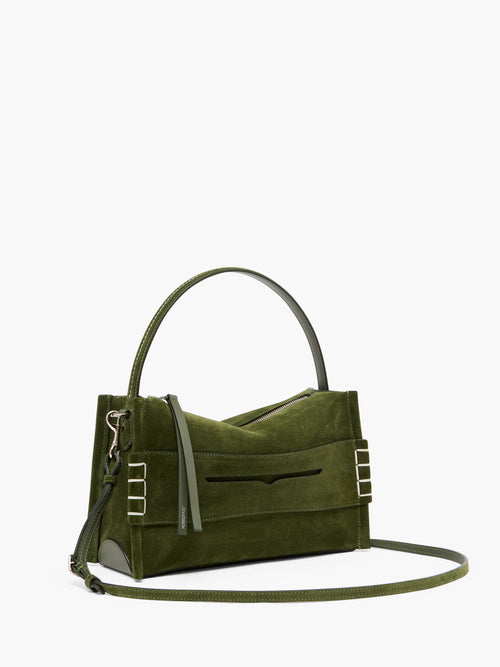 LOAFER BAG - BORSA A SPALLA IN PELLE SCAMOSCIATA