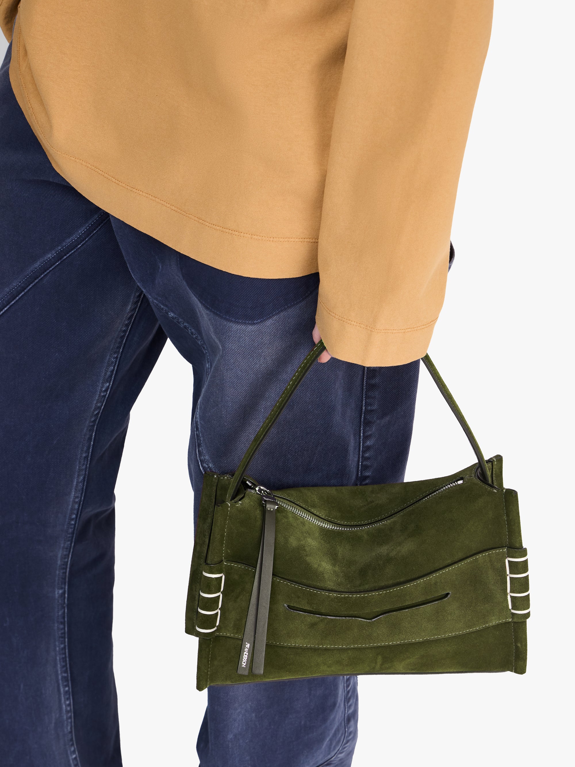 LOAFER BAG - SUEDE SHOULDER BAG