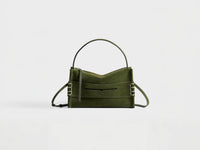 LOAFER BAG IN KHAKI SUEDE