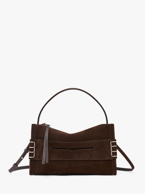 LOAFER BAG - SUEDE SHOULDER BAG